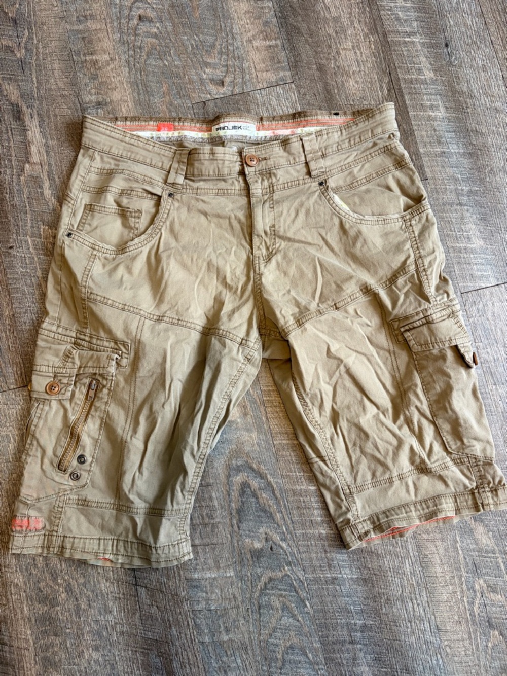 🌸 $10 SALE 🌸 Men's Tan Cargo Shorts - Casual Utility Style